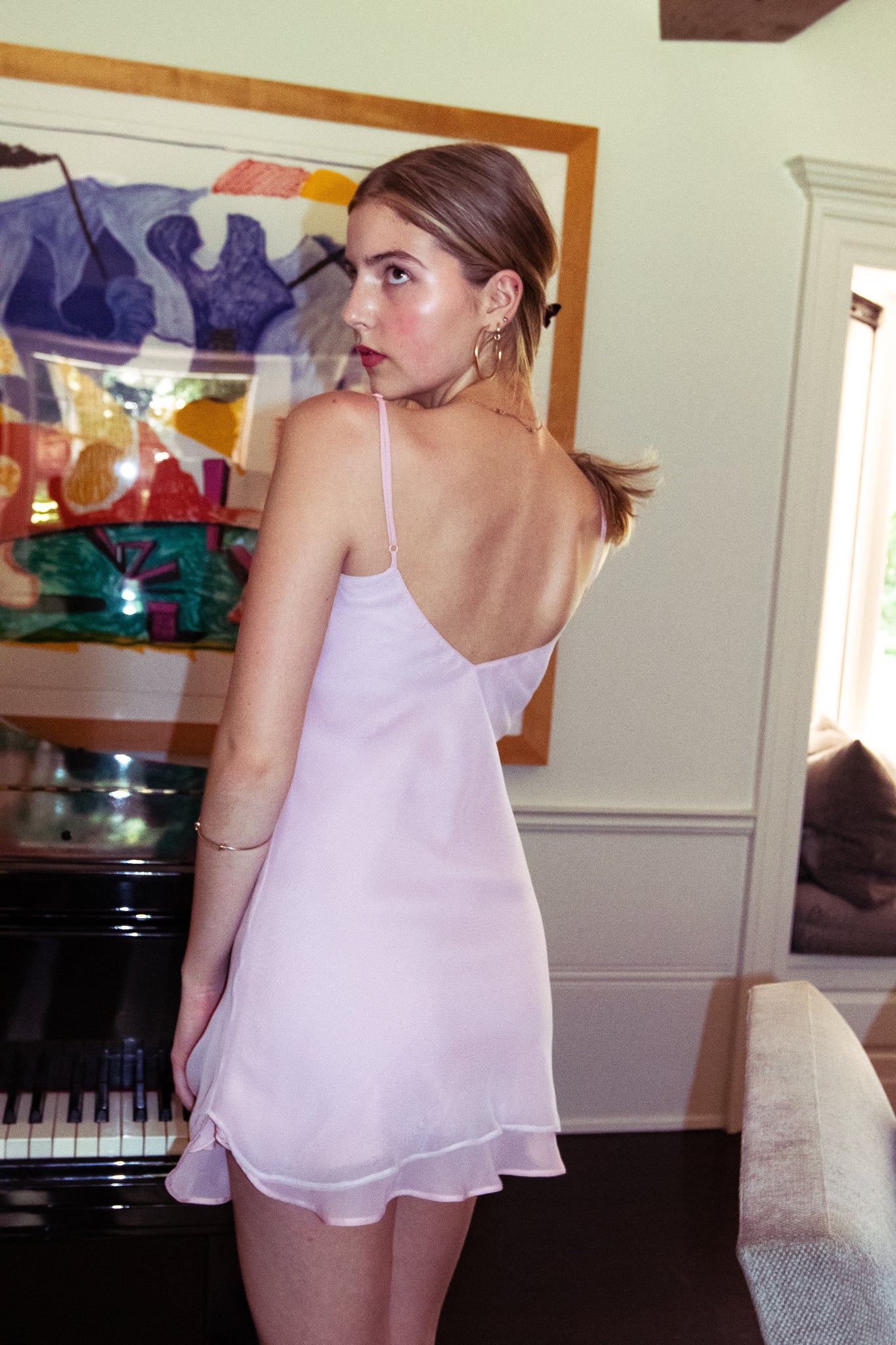 The Helena Dress in Pink